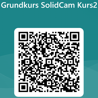 Grundkurs SolidCam Kurs 2